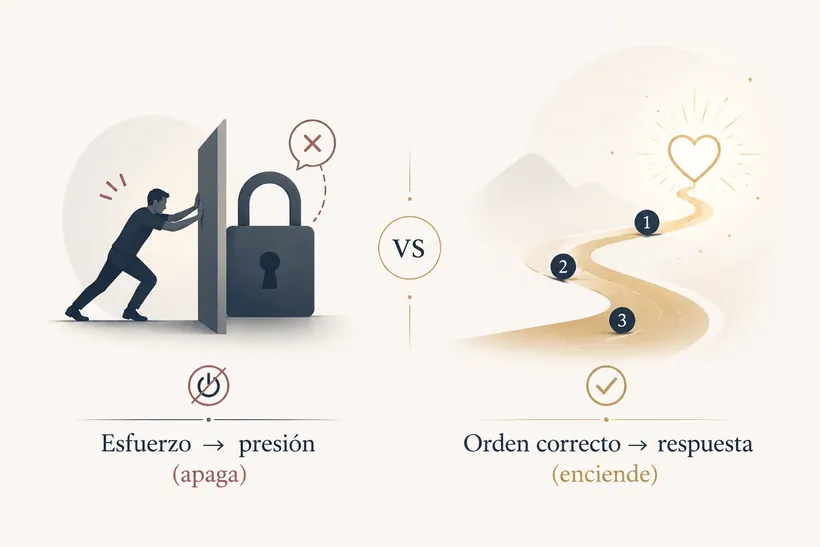 Esfuerzo vs. orden correcto